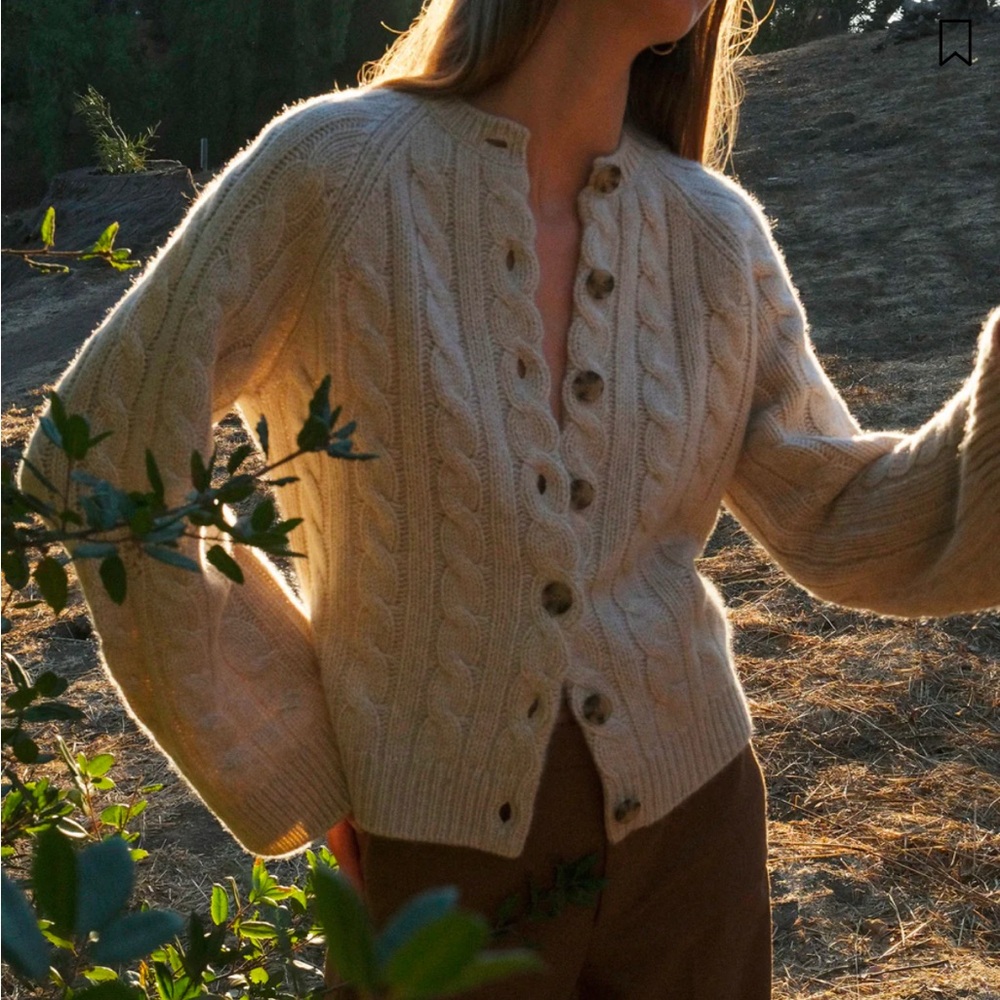Doen Cashmere Knit Cardigan NWT 🤍